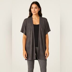 Lululemon Women’s Open Front Knit Cardigan Sweater Gray One Size